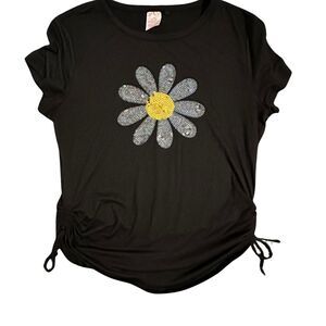No Boundries Sequin Flower Top Large